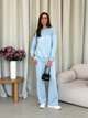 Джемпер вязаный ART KNIT Katrin Голубой L/XL - изображение 3