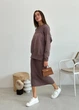 Спідниця в'язана ART KNIT Katrin Шоколад S/M - зображення 6