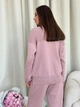 Брюки вязаные ART KNIT Katrin Темно-Розовые L/XL - изображение 4