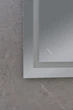 Зеркало 70x50 см з LED Touch Сенсором Діммером Фасадним підсвічуванням Антизапотівне Mixxus Warm MR02-70x50-CASE Стекло 5 мм із Срібною амальгамою Алюмінієвий каркас Часи Товщина 3 см (MI6669) - зображення 5