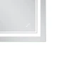 Дзеркало 50x80 см LED Touch Сенсор Фасадне підсвічування Діммер Антизапотівне Mixxus Premium QUADRO MR20-50x80-REVERSE Anti-fog підігрів Скло 5 мм із Срібною амальгамою Алюмінієвий каркас Товщина 3 см (MP6620) - зображення 5