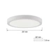 Светильник светодиодный Horoz Electric 016-025-0028 28W 4200K белый - изображение 2