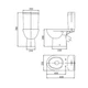 Унитаз-компакт Kolo Freja Premium L79046 с крышкой Soft Close - изображение 3