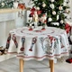 Скатерть новогодняя гобеленовая Limaso CASCANUECES-160D 160 см - изображение 3