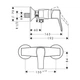 Змішувач для душу Hansgrohe Metris Classic 31672000 - зображення 2