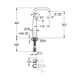 Смеситель для умывальника Grohe Essence New 32901001 - изображение 2