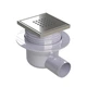 Трап Prevex Cubo WDR-110-01-44 10,6*10,6 см горизонтальный слив 50 мм - изображение 1