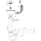 Сифон для кухонной мойки + слив McAlpine HC7+FSW50P-25 - изображение 2