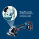 Угловая шлифмашина аккумуляторная Bosch GWS 180-LI 06019H9025 - изображение 5