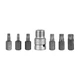 Набор бит с переходником YATO YT-0410 Torx 30 мм 1/2" 7 шт - изображение 2