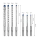 Набор сверл Bosch 2608900195 SDS plus-7X 5-12 мм 7 шт - изображение 2