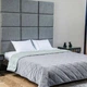 Покрывало Decorator B238 ромб 15 см 240*260 см серое - изображение 2