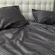 Комплект постільної білизни SoundSleep Stripe Sense Graphite 94186079 160*220 см - зображення 4