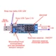USB Type-C DC-DC преобразователь напряжения повышающий / понижающий модуль с вольтметром, 3.5-12В в 1.2-24В - изображение 4