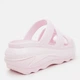 Женские шлепанцы для пляжа Crocs Mega Crush Triple Strap PkM 209842-6ZW 41-42 (M8/W10) 26 см Pink Milk (198445108235) - изображение 5