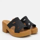 Жіночі мюлі Crocs Brooklyn Woven Slide Heel Blk 209979-001 36-37 (W6) 22 см Black (196265723041) - зображення 3