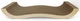 Когтеточка для кошек картонная RASPER CURLY L бежевая ШхВхГ 75x11x25 см - изображение 3