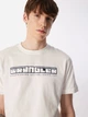 Футболка хлопковая длинная мужская Wrangler W241199 XL Белая (8684555030938) - изображение 5