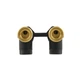 Узел нижнего подключения радиатора Raftec BLACK прямой 1/2'х3/4' DHRKS11-B - изображение 2