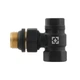 Комплект для підключення радіатора кутовий Raftec BLACK 1/2' DKU11-B - зображення 5