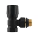 Комплект для підключення радіатора кутовий Raftec BLACK 1/2' DKU11-B - зображення 10