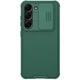 Карбоновая накладка Nillkin Camshield (шторка на камеру) для Samsung Galaxy S23+ Зеленый / Deep Green - изображение 1