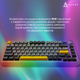 Клавіатура бездротова Ajazz AK820 MAX Magnetic switches Black RGB (AK820MAX-M-BGY) - зображення 13