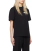 Жіноча футболказ логотипом Jacquemus Le T-Shirt Gros Grain Розмір L Чорний - зображення 2