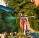 Беспроводной аэрограф Airbrush аккумуляторный пульверизатор - распылитель с компрессором для украшения тортов / нейл-арта + 2 емкости для краски, розовый (102024766) - изображение 4