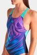 Купальник жіночий Arena FLOW SWIMSUIT V BACK LB 008935-790 38 Синій - изображение 5
