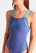 Купальник жіночий Arena GRAPHIC SWIM PRO BACK 009024-880 36 Синій - изображение 4