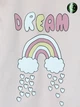 Пижама для девочки Фламинго Радуга Dream пудра 247-102 128 см - изображение 2
