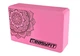 Блок для йоги EasyFit EVA с рисунком розовый 4701770 - изображение 1