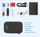 Захисний чохол ROCKETEK HDP01 2.5 HDD Hard drive cover enclosure power bank, small case Black - зображення 3