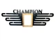 Медальниця Champion з фоторамкою 60 см чорна - зображення 1
