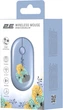 Мышь 2E MF300 FLORA:MALLOW Silent WL BT Blue (2E-MF300WFLORABL) - изображение 6