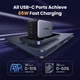 Зарядний пристрій 65W Ugreen X556 Nexode 3-Port Type C Charger, GaNInfinity Technology Compatible, MacBook Pro/Air, iPhone 16/15/14, iPad Pro, Galaxy S24/S23, Pixel 8, Grey (35529) - зображення 2