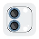 Защитное стекло Epik Metal Shine на камеру (в упак.) для Apple iPhone 12 / 12 mini / 11 Синий / Blue - изображение 1