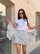 Жіноча базова футболка з написом Uaclothes 52-54 Айворі (слонова кістка) (like31766-119731396) - зображення 3