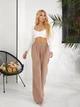 Жіночі брюки палаццо з кишенями Uaclothes 42-44 Капучино (like31787-119941349) - изображение 2