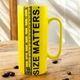 Кружка Гігант "Size matters", 20см, 1000мл, керамічна (Велика подарункова чашка) - зображення 9