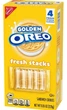 Печиво Oreo Fresh Stacks Golden Sandwich Cookies 228г - зображення 1