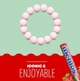 Жувальні цукерки Mentos Strawberry 38 г - зображення 4