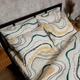 Комплект постельного белья Moon&Star King Size 220х240 см Natural Waves Бязь Gold Люкс (MS-820009521) - изображение 4