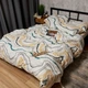 Комплект постельного белья Moon&Star King Size 220х240 см Natural Waves Бязь Gold Люкс (MS-820009521) - изображение 7