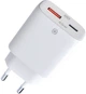 Сетевое зарядное устройство для Piko TC-PD452 USB Type-A QC3.0 PD3.0 45 Вт GaN White (1283126597787) - изображение 1