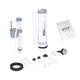 Унитаз-моноблок напольный Qtap Kolibri Ultra Quiet безободковый с сиденьем Soft-close WHITE QT10226380W - изображение 8