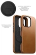 Чохол Nomad Traditional Leather Case English Tan for iPhone 16 Pro Max (NM01387985) - зображення 10