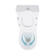 Унитаз-компакт Qtap Presto безободковый с сиденьем Soft-close QT24221217AW - изображение 6