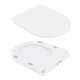 Унитаз-компакт Qtap Presto безободковый с сиденьем Soft-close QT24221217AW - изображение 8